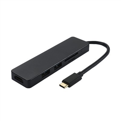 Adaptateur multiport USB C HUB Adaptateur USB C portable 6 en 1