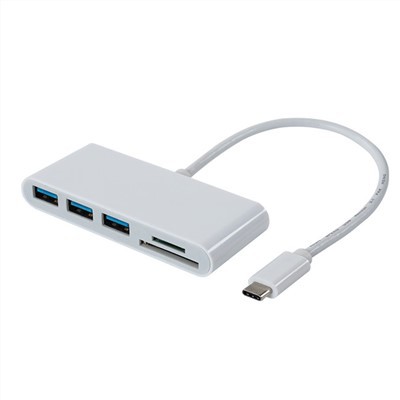 Hub USB C vers 3 ports USB avec lecteur de carte