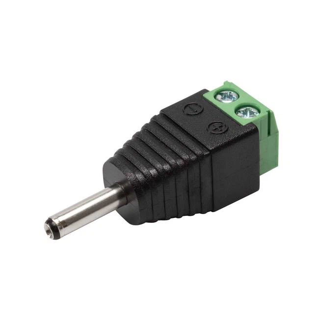 Fiche d'alimentation mâle DC Barrel Bornier de connecteur de fil à visser